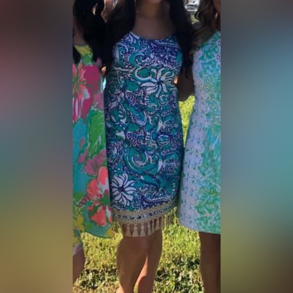 Lilly Pulitzer Eaton Shift Tassel Dress